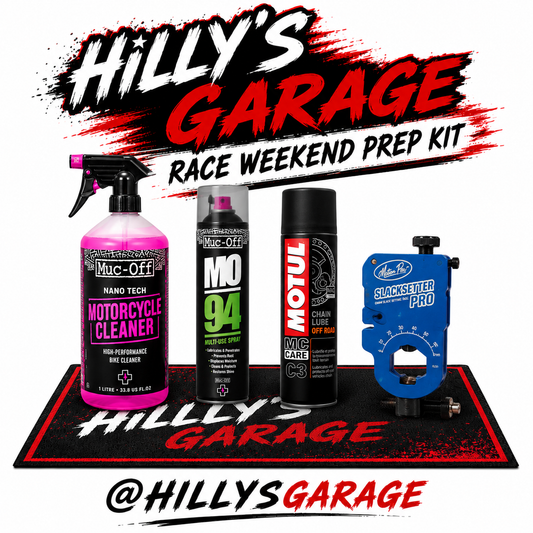 Hilly's Garage Race Weekend Prep Kit