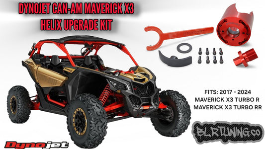 CAN-AM MAVERICK X3 TURBO R - TURBO RR DYNOJET UPGRADED ADJUSTABLE HELIX FOR 2017 - 2024