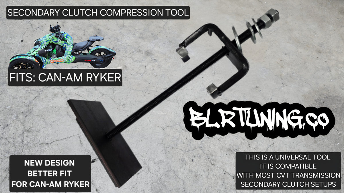 SECONDARY CLUTCH COMPRESSION TOOL FOR CAN-AM RYKER – UNIVERSAL FIT ALSO COMPATIBLE WITH SIDE-BY-SIDES - UTV - ATV - AND MORE