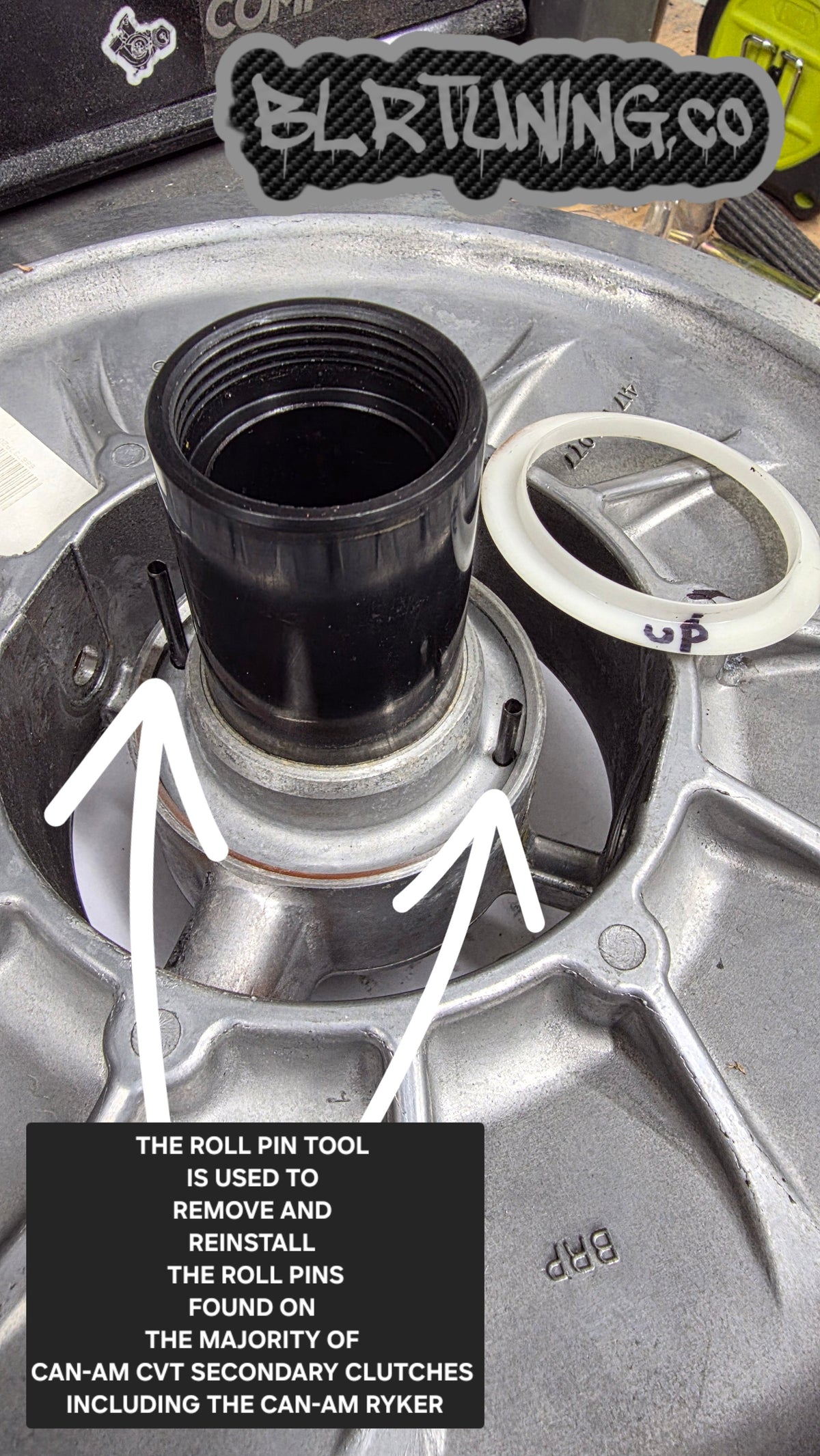 CAN-AM RYKER Roll Pin Punch Tool FOR SECONDARY CLUTCH ROLLER REPLACEMENT