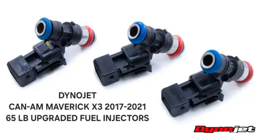 DYNOJET UPGRADED 65 LB FUEL INJECTORS FOR CAN-AM MAVERICK X3 2017 - 2021