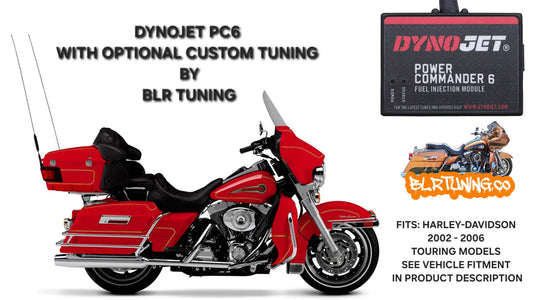 HARLEY DAVIDSON TOURING MODELS 2002 - 2006 PC6 BY DYNOJET WITH OPTIONAL CUSTOM TUNING BY BLR TUNING
