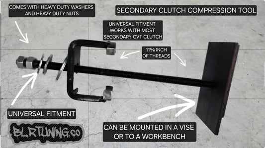 SECONDARY CLUTCH COMPRESSION TOOL FOR CAN-AM RYKER – UNIVERSAL FIT ALSO COMPATIBLE WITH SIDE-BY-SIDES - UTV - ATV - AND MORE
