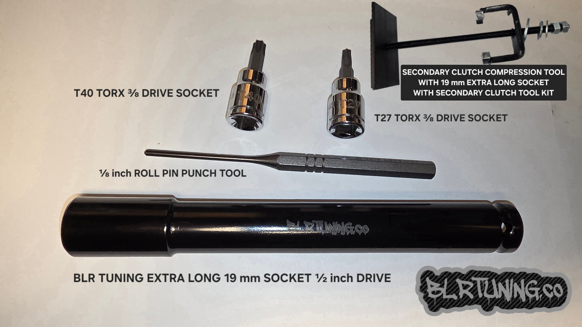 SECONDARY CLUTCH COMPRESSION TOOL FOR CAN-AM RYKER – UNIVERSAL FIT ALSO COMPATIBLE WITH SIDE-BY-SIDES - UTV - ATV - AND MORE