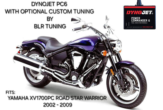 YAMAHA ROAD STAR WARRIOR XV1700PC 02 - 09 PC6 BY DYNOJET WITH OPTIONAL CUSTOM TUNING BY BLR TUNING
