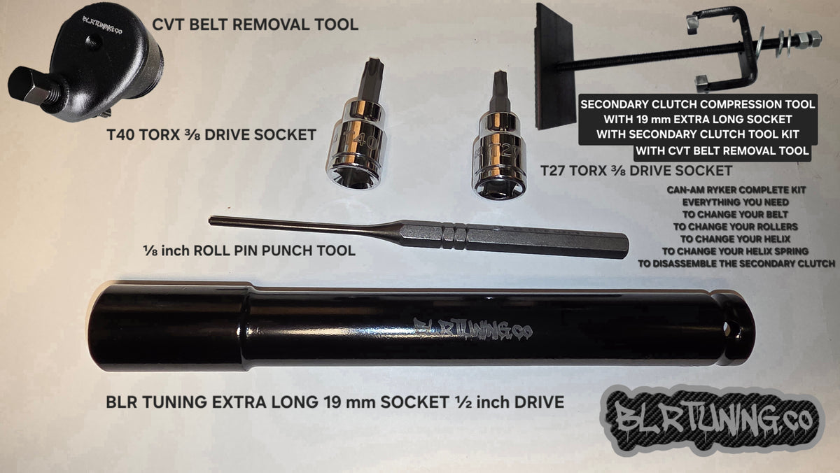 SECONDARY CLUTCH COMPRESSION TOOL FOR CAN-AM RYKER – UNIVERSAL FIT ALSO COMPATIBLE WITH SIDE-BY-SIDES - UTV - ATV - AND MORE