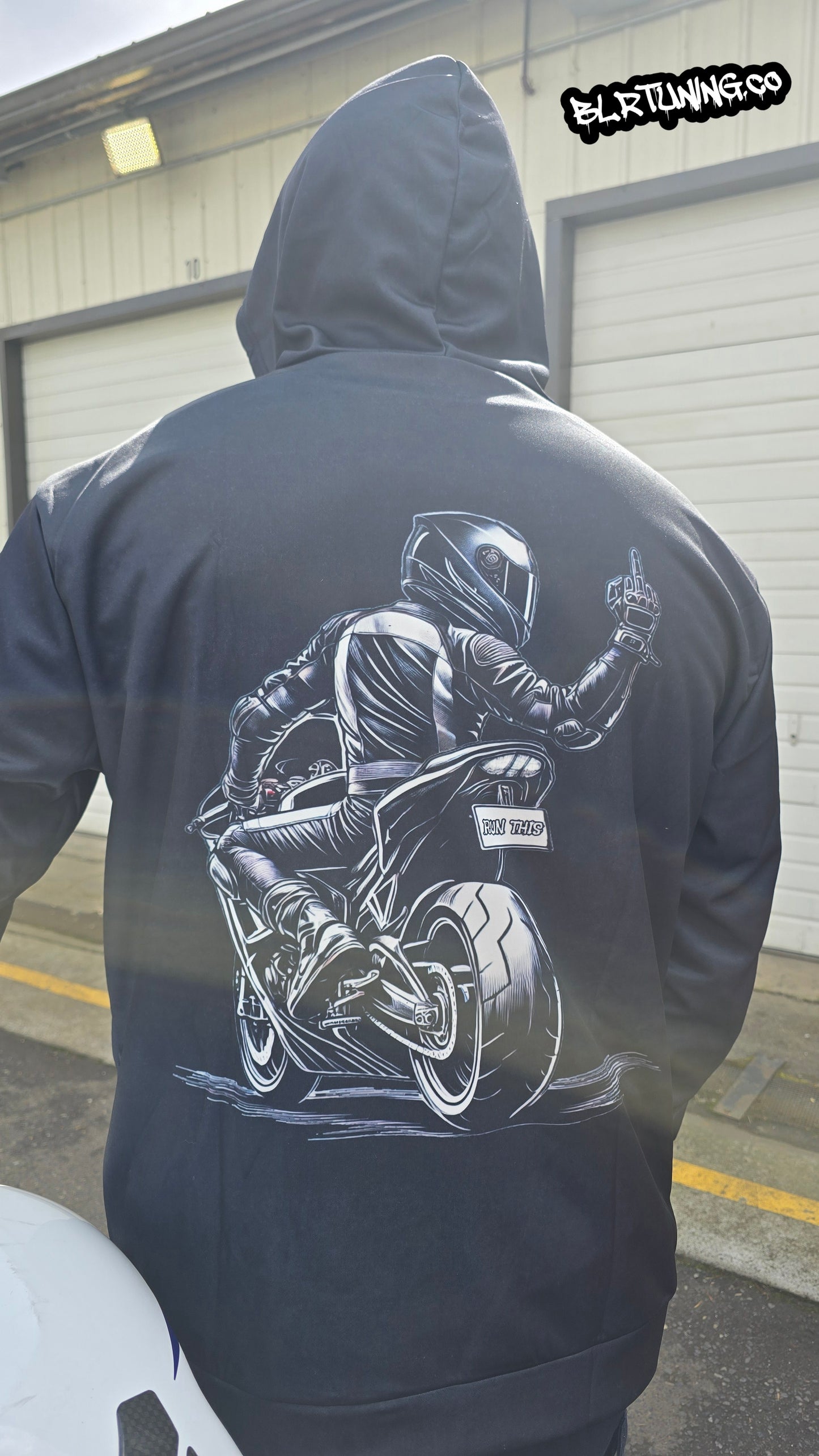 GHOST SHIFT HOODIE BY BLR TUNING - LIGHTWEIGHT BREATHABLE SPORT HOODIE