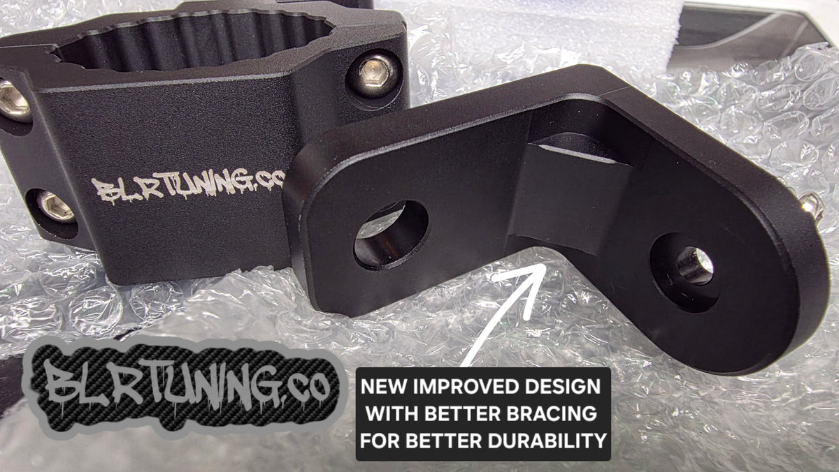 BLR TUNING Billet Aluminum Whip - Spot Light - Flagpole Mounts – Fits 1.75" to 2.0" Roll Cage Bars - UTV -ATV - ORV - UNIVERSAL FITMENT