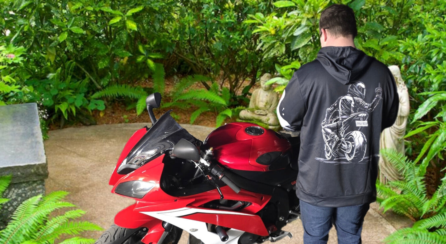 GHOST SHIFT HOODIE BY BLR TUNING - LIGHTWEIGHT BREATHABLE SPORT HOODIE