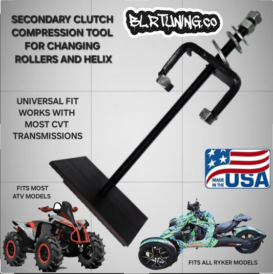 SECONDARY CLUTCH COMPRESSION TOOL FOR CAN-AM RYKER – UNIVERSAL FIT ALSO COMPATIBLE WITH SIDE-BY-SIDES - UTV - ATV - AND MORE