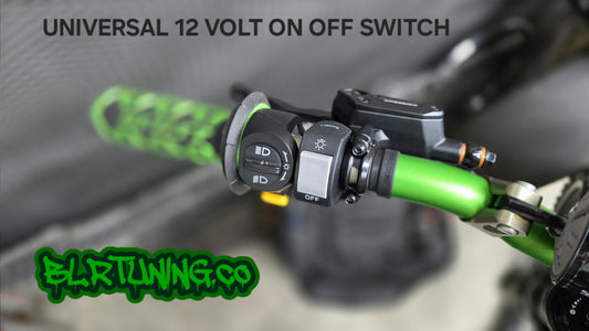 ON OFF SWITCH 7/8 HANDLEBAR MOUNTED 12 VOLT UNIVERSAL LIGHT SWITCH
