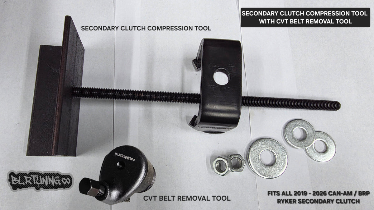 SECONDARY CLUTCH COMPRESSION TOOL FOR CAN-AM RYKER – UNIVERSAL FIT ALSO COMPATIBLE WITH SIDE-BY-SIDES - UTV - ATV - AND MORE