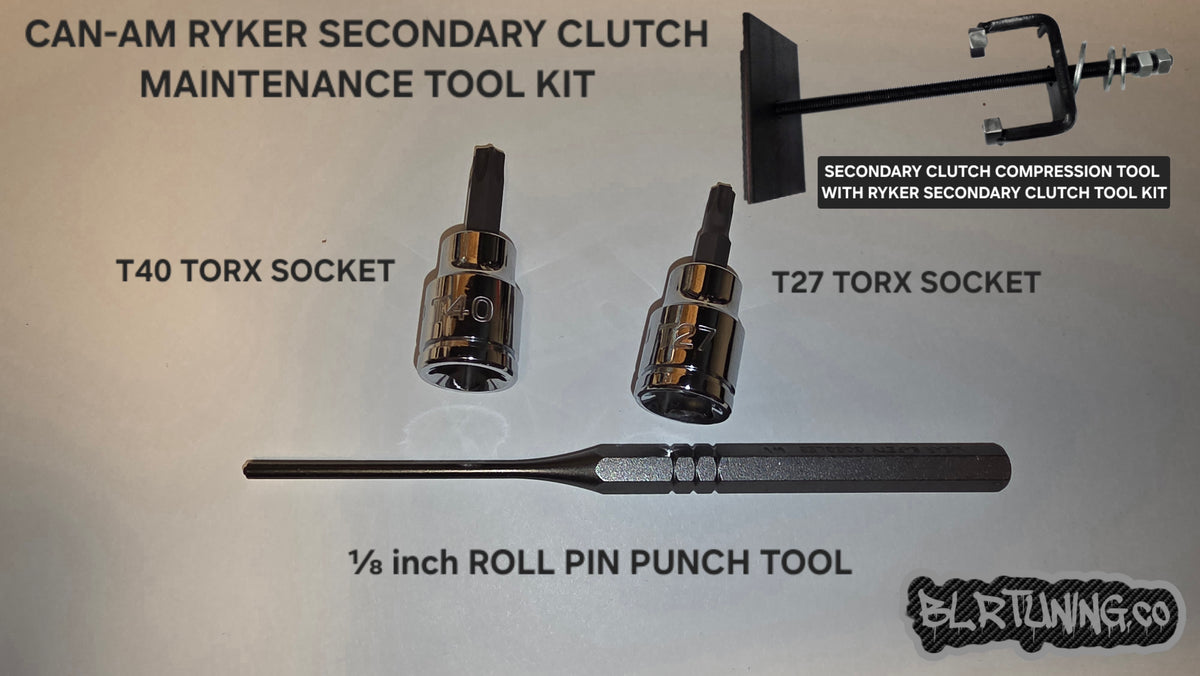 SECONDARY CLUTCH COMPRESSION TOOL FOR CAN-AM RYKER – UNIVERSAL FIT ALSO COMPATIBLE WITH SIDE-BY-SIDES - UTV - ATV - AND MORE