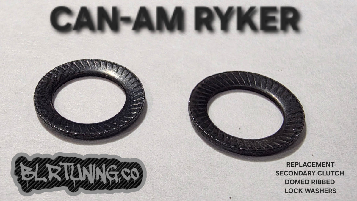CAN-AM RYKER SECONDARY CLUTCH REPLACEMENT DOMED RIBBED LOCK WASHERS - FOR ROLLER BOLTS