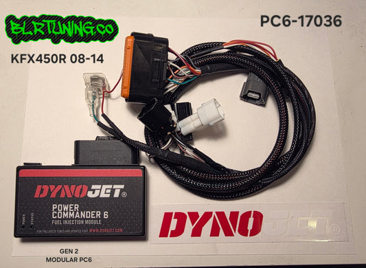 KAWASAKI KFX450R 2008 - 2014 DYNOJET PC6 WITH OPTIONAL CUSTOM TUNING BY BLR TUNING