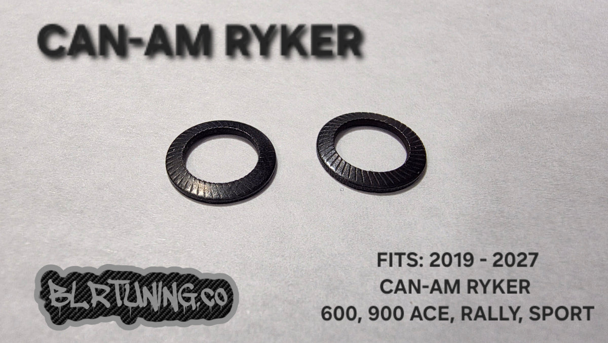 CAN-AM RYKER SECONDARY CLUTCH REPLACEMENT DOMED RIBBED LOCK WASHERS - FOR ROLLER BOLTS