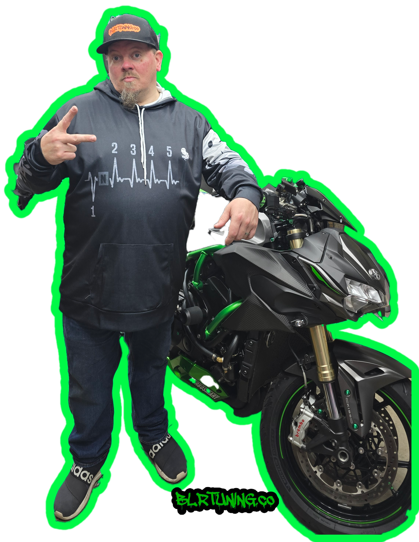 GHOST SHIFT HOODIE BY BLR TUNING - LIGHTWEIGHT BREATHABLE SPORT HOODIE