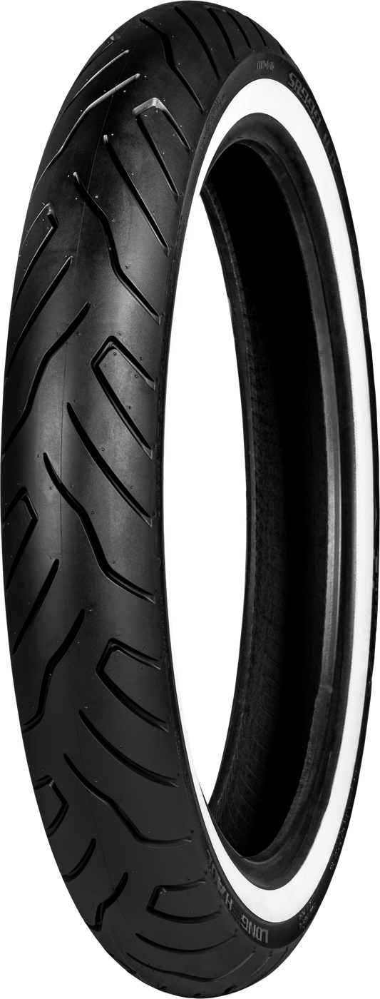 SHINKO, Shinko SR999 Long Haul White Wall Cruiser Tire 130/90B16 with Reinforced Construction