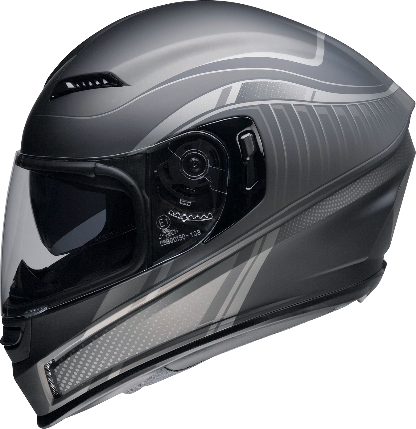 Z1R, Z1R Jackal Helmet Dark Matter Stealth XS - Injection-Molded Polycarbonate Shell with Advanced Ventilation