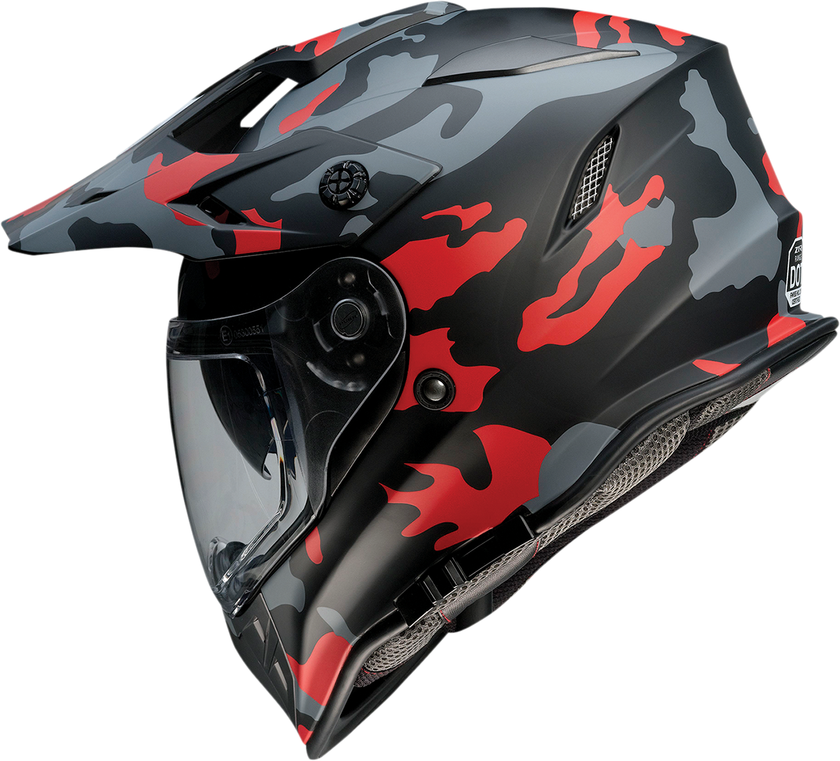 Z1R, Z1R Range Helmet - Camo Red, Model 0140-0095, Medium Size