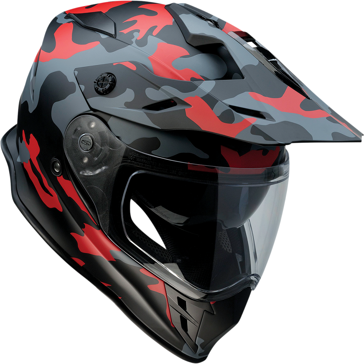 Z1R, Z1R Range Helmet - Camo Red, Model 0140-0095, Medium Size