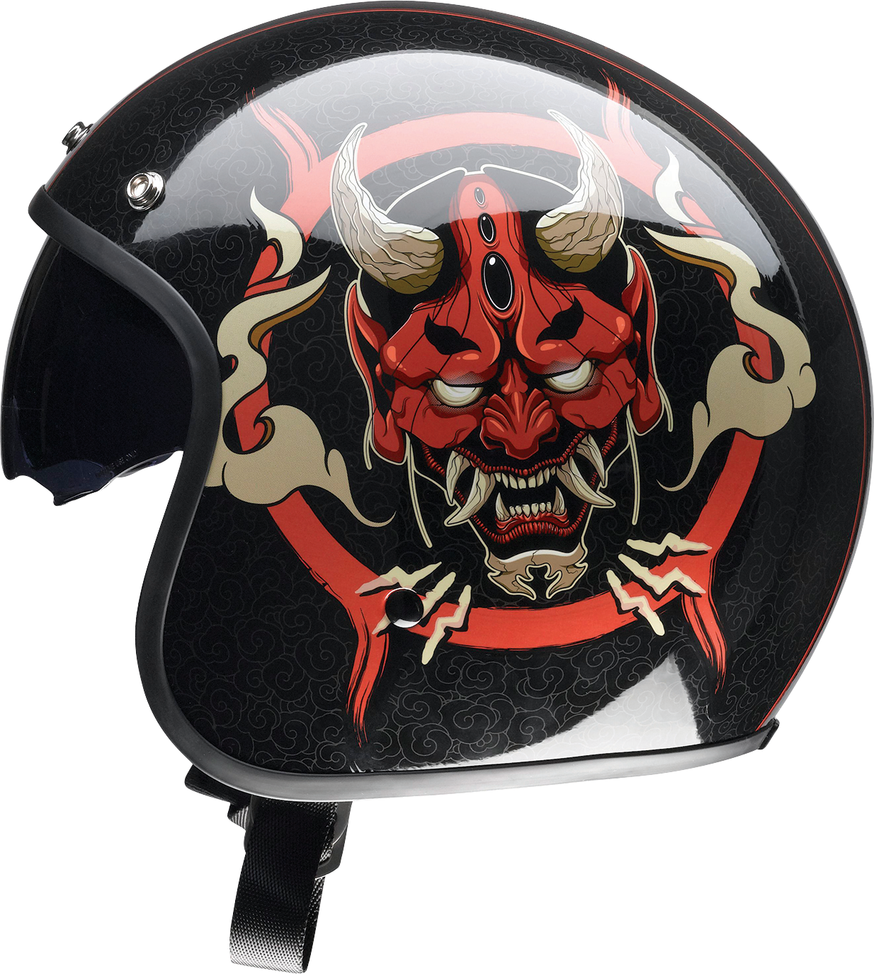 Z1R, Z1R Saturn Helmet - Devilish Gloss Black/Red XL (Part Number 0104-2880)