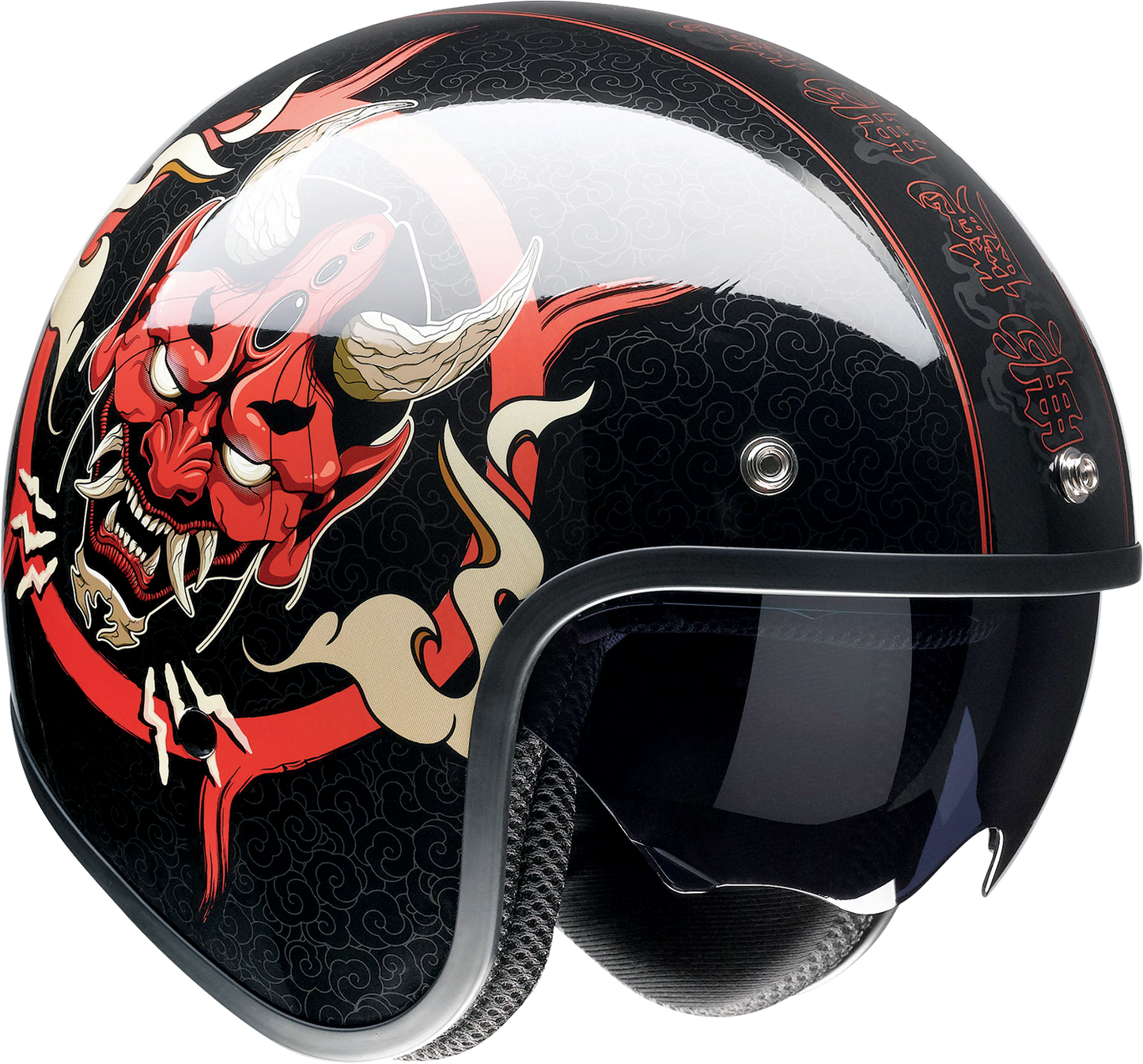 Z1R, Z1R Saturn Helmet - Devilish Gloss Black/Red XL (Part Number 0104-2880)