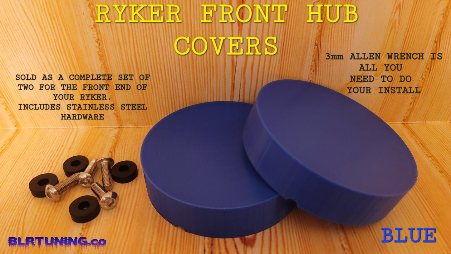 FRONT HUB COVERS FOR CAN-AM RYKER sold as a set of 2