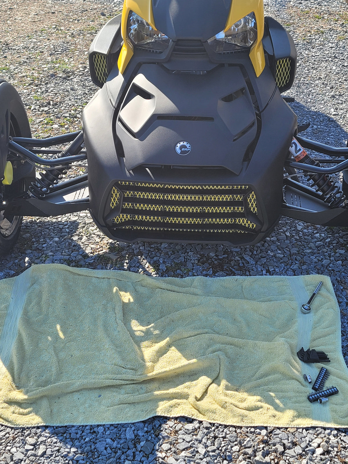 Can-Am Ryker Radiator Protective Grill – BLR TUNING