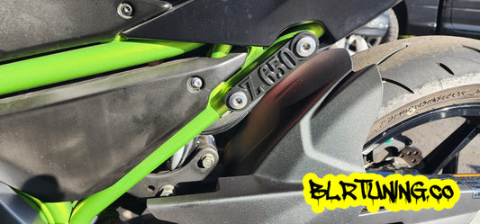KAWASAKI Z650 PASSENGER REAR PEG DELETE PLATES
