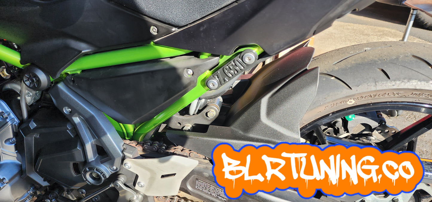 KAWASAKI Z650 PASSENGER REAR PEG DELETE PLATES