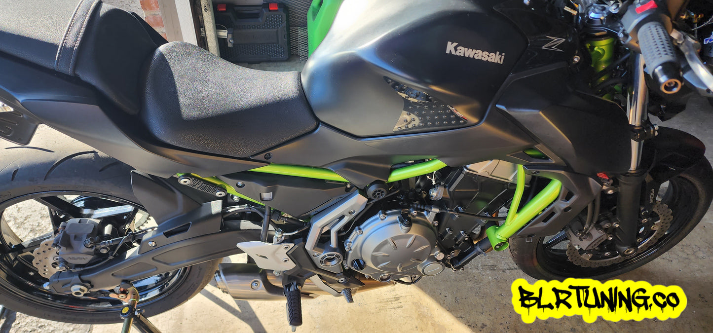 KAWASAKI Z650 PASSENGER REAR PEG DELETE PLATES