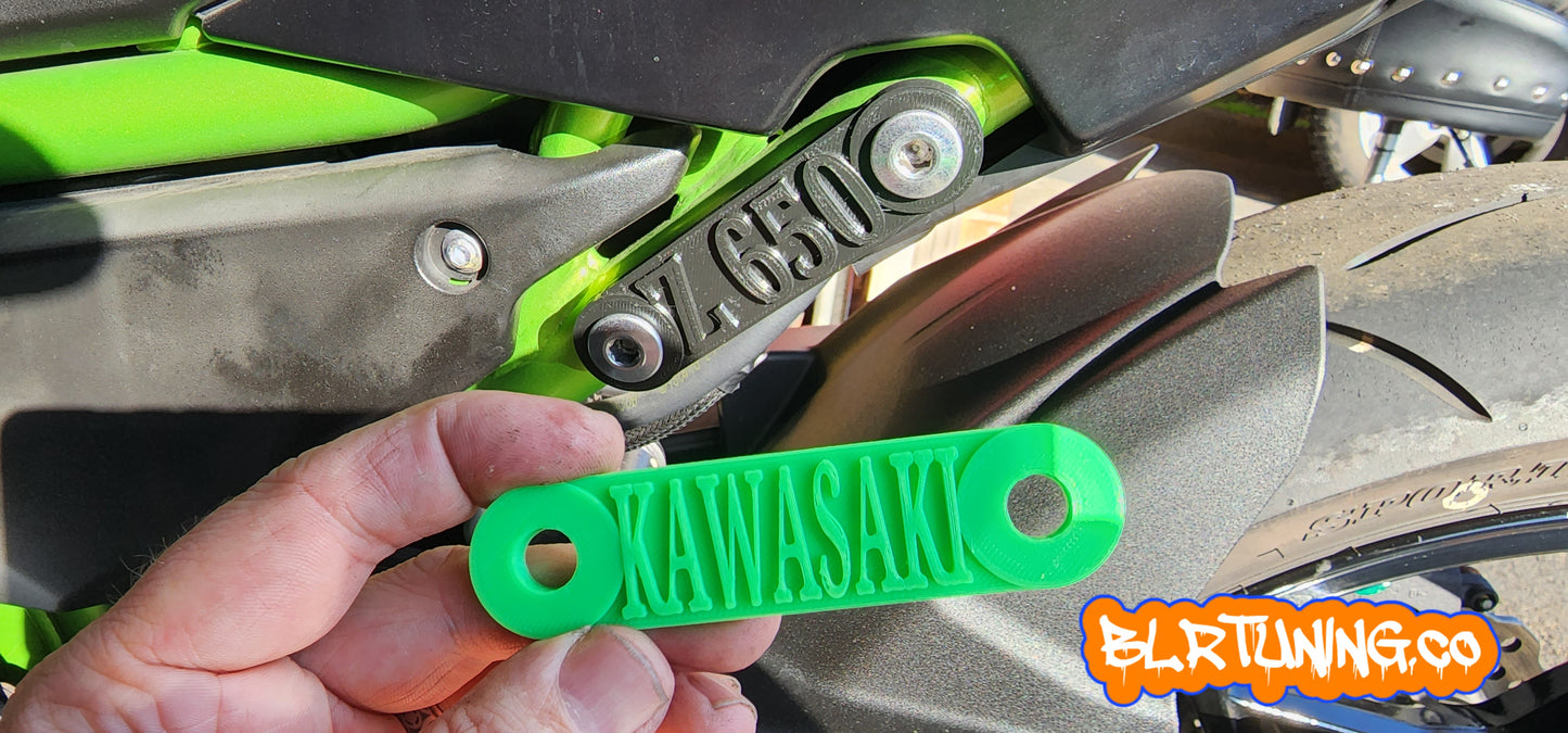 KAWASAKI Z650 PASSENGER REAR PEG DELETE PLATES