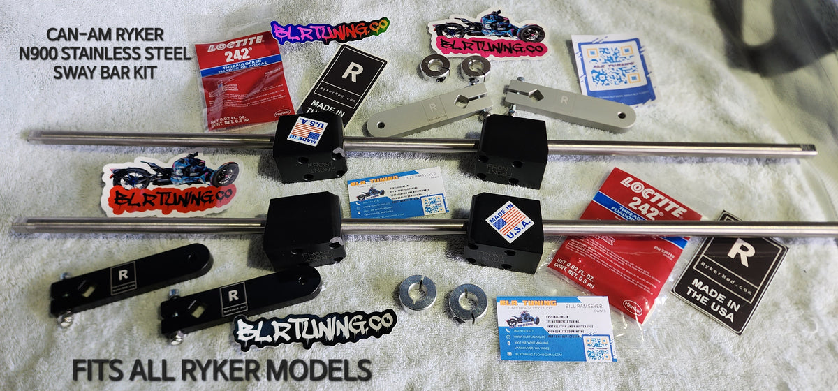 CAN-AM RYKER N900 SWAY BAR KIT BY RykerMod SUPER HEAVY DUTY FITS ALL M ...
