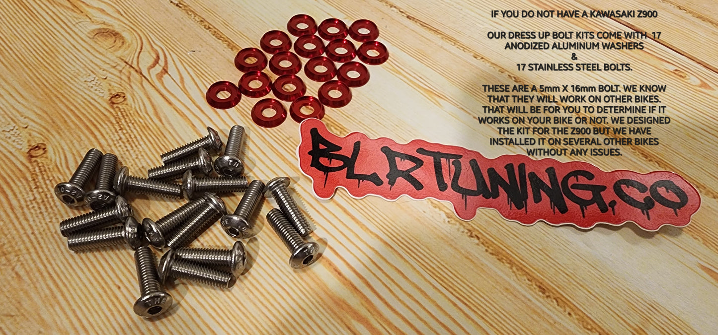 KAWASAKI Z900 DRESS UP BOLT KIT FOR 20 - 25