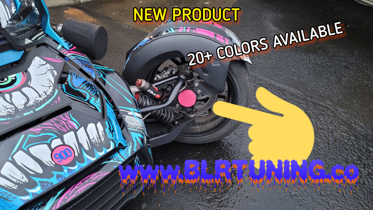 FRONT HUB COVERS FOR CAN-AM RYKER sold as a set of 2