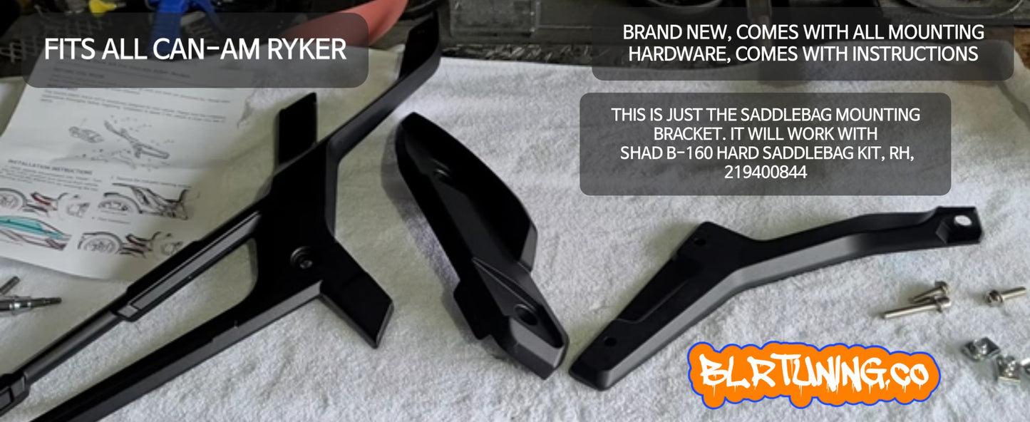 Right Hand Saddlebag Rack for Can-Am Ryker Fits All Models