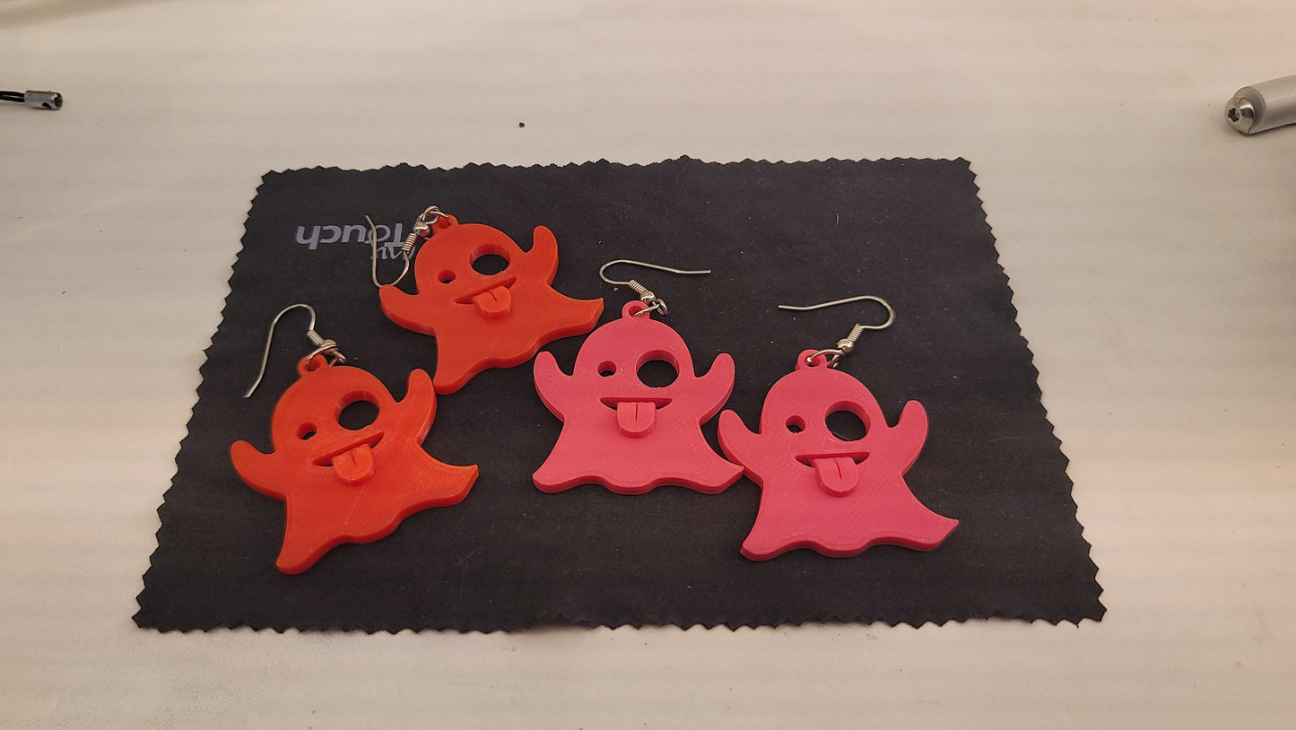 PENDIENTES EMOJI FANTASMA