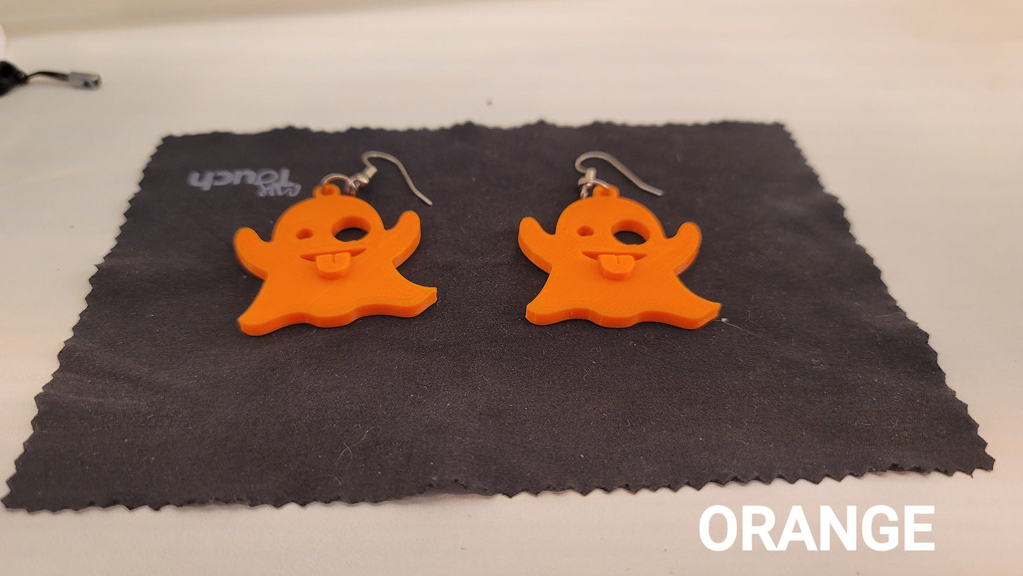 PENDIENTES EMOJI FANTASMA