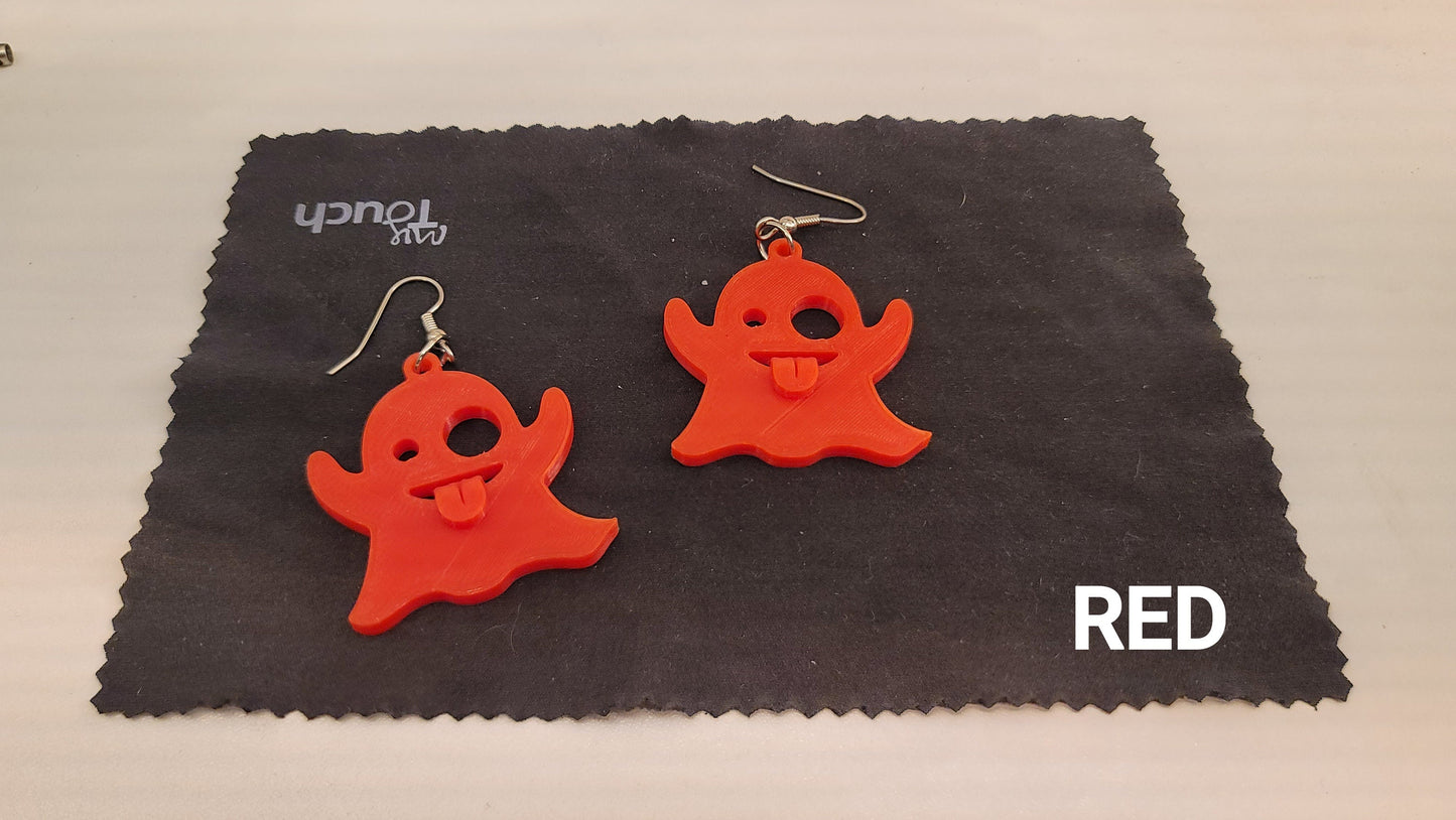 PENDIENTES EMOJI FANTASMA
