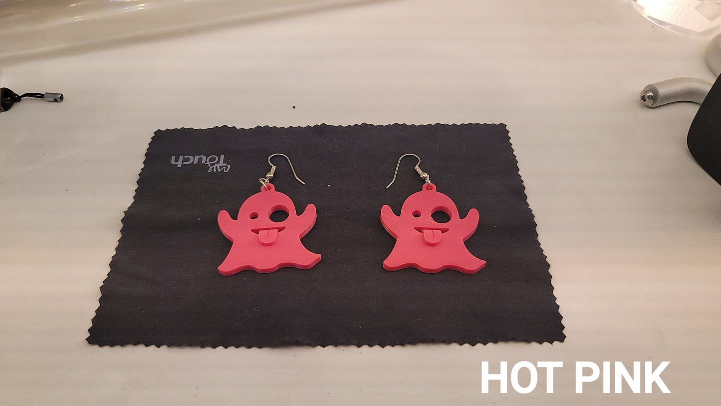 PENDIENTES EMOJI FANTASMA